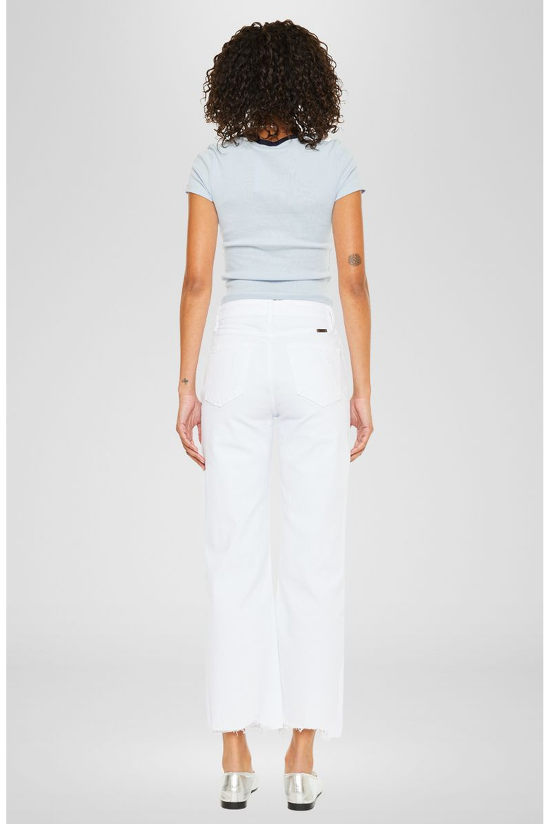 Skyla High Rise Slim Wide Leg Jeans, Alternate, color, White