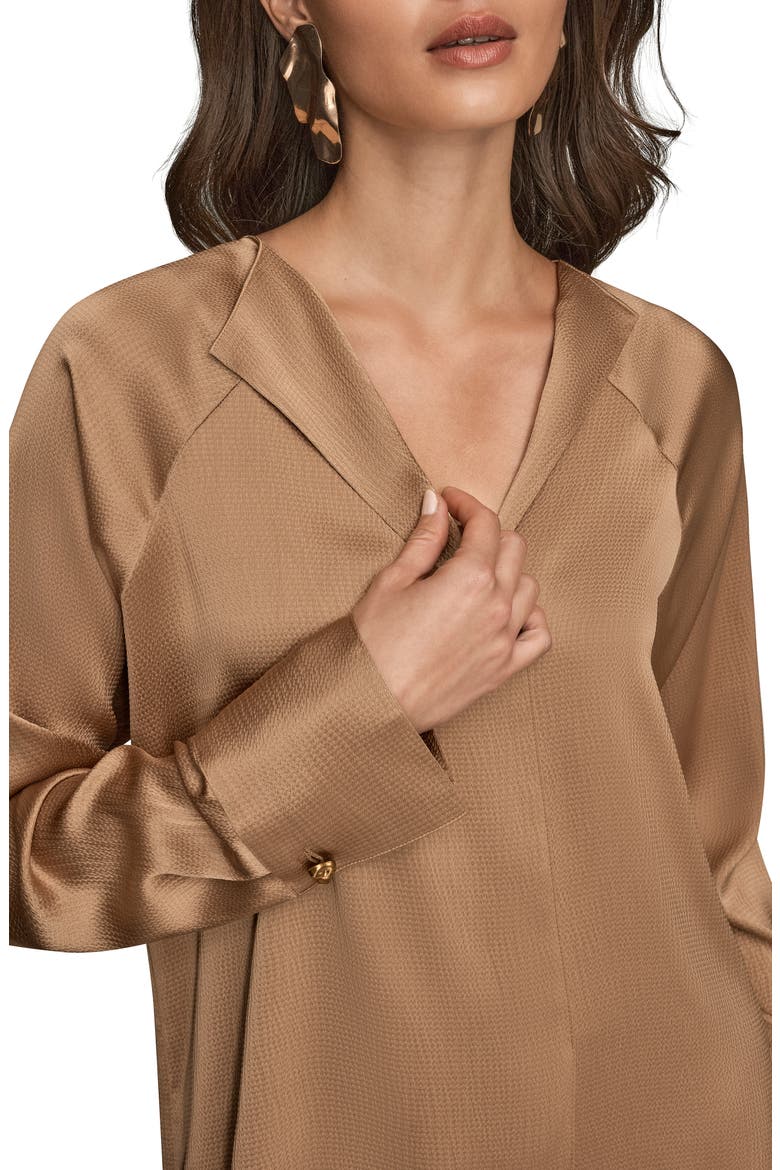 Hammered Satin Top, Alternate, color, FAWN