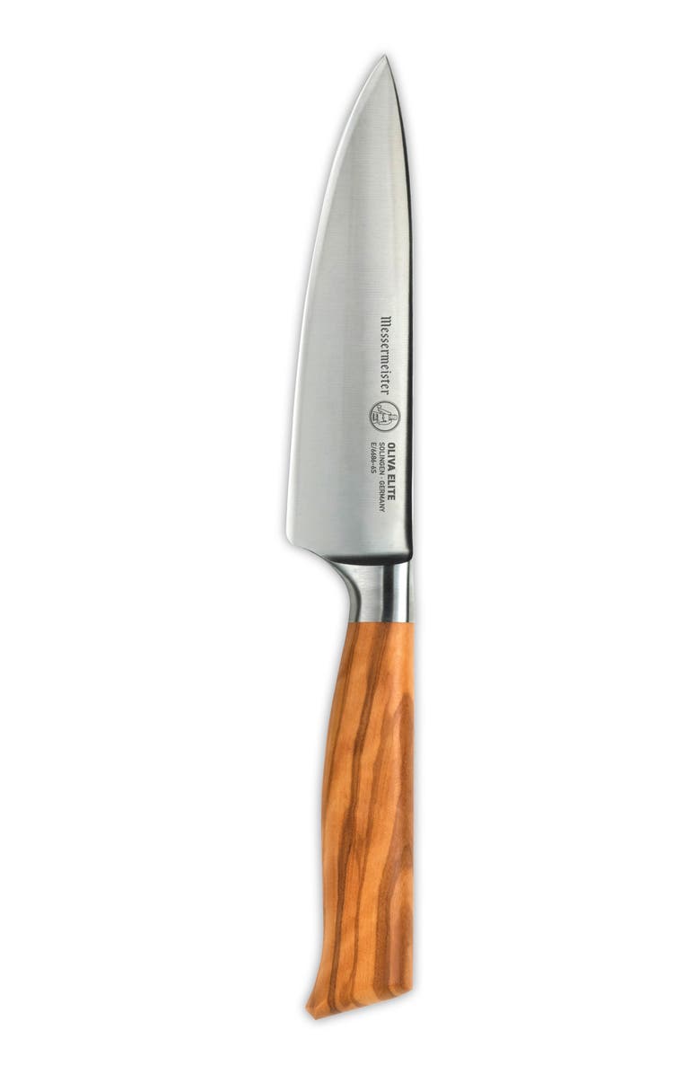 Messermeister Oliva Elite 6 inch Chef's Knife, Main, color, Brown