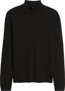 Jack Victor Mock Neck Wool & Silk Sweater