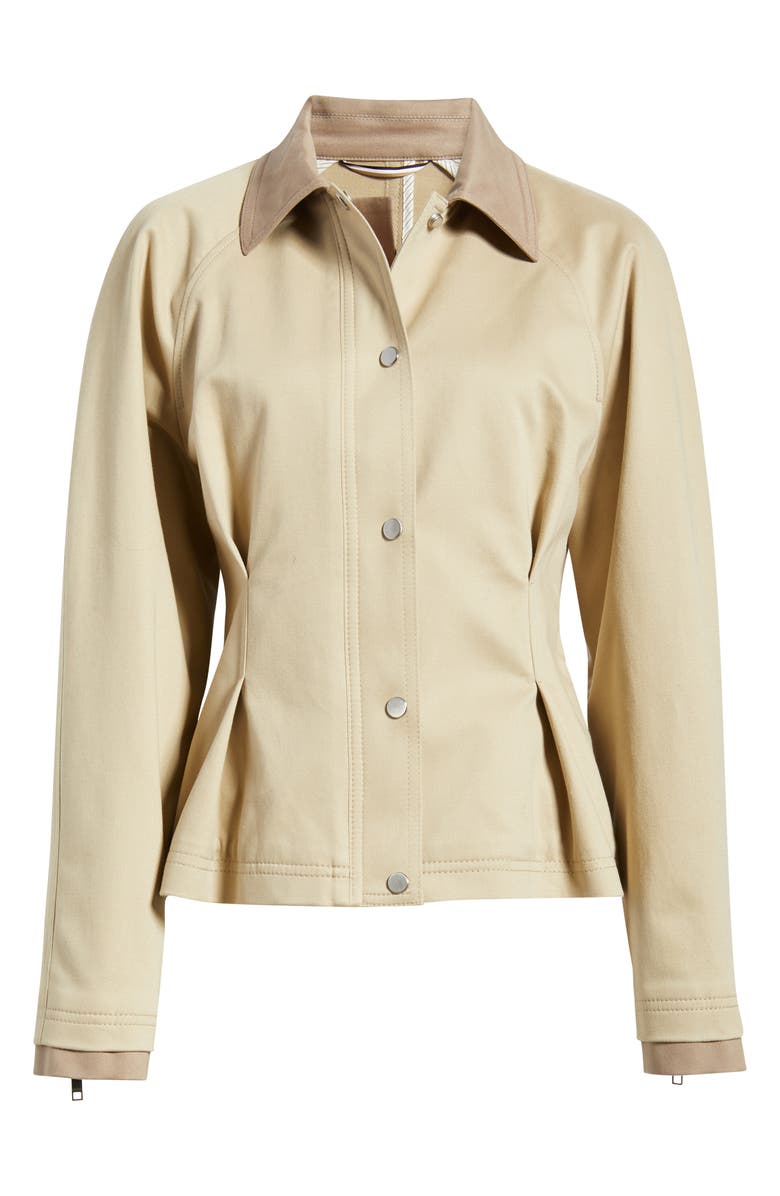 BOSS JIlima Stretch Cotton Jacket, Alternate, color, Pumice