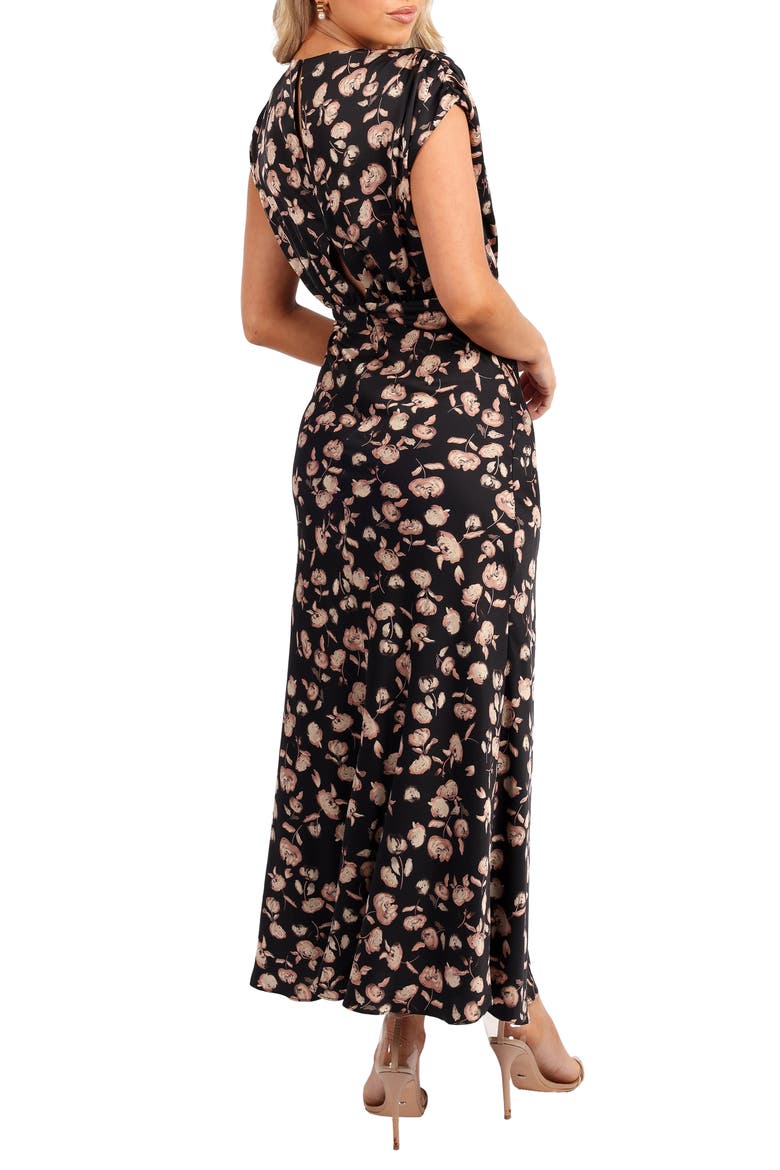 Amarlee Floral Maxi Dress, Alternate, color, BLACK FLORAL