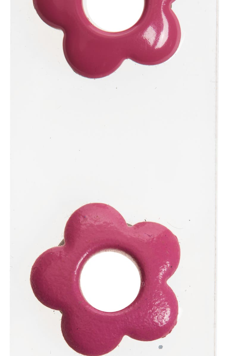 Ruby & Ry Kids' Floral Pink Mod Belt, Alternate, color, Rhodium