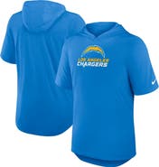 Nike Men's Nike Powder Blue Los Angeles Chargers Lockup Tri-Blend Hoodie T-Shirt