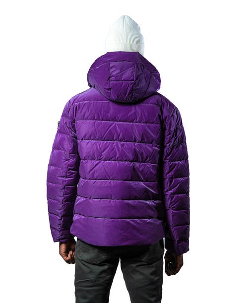 Woodpecker Sparrow Medium Weight Coat In Purple