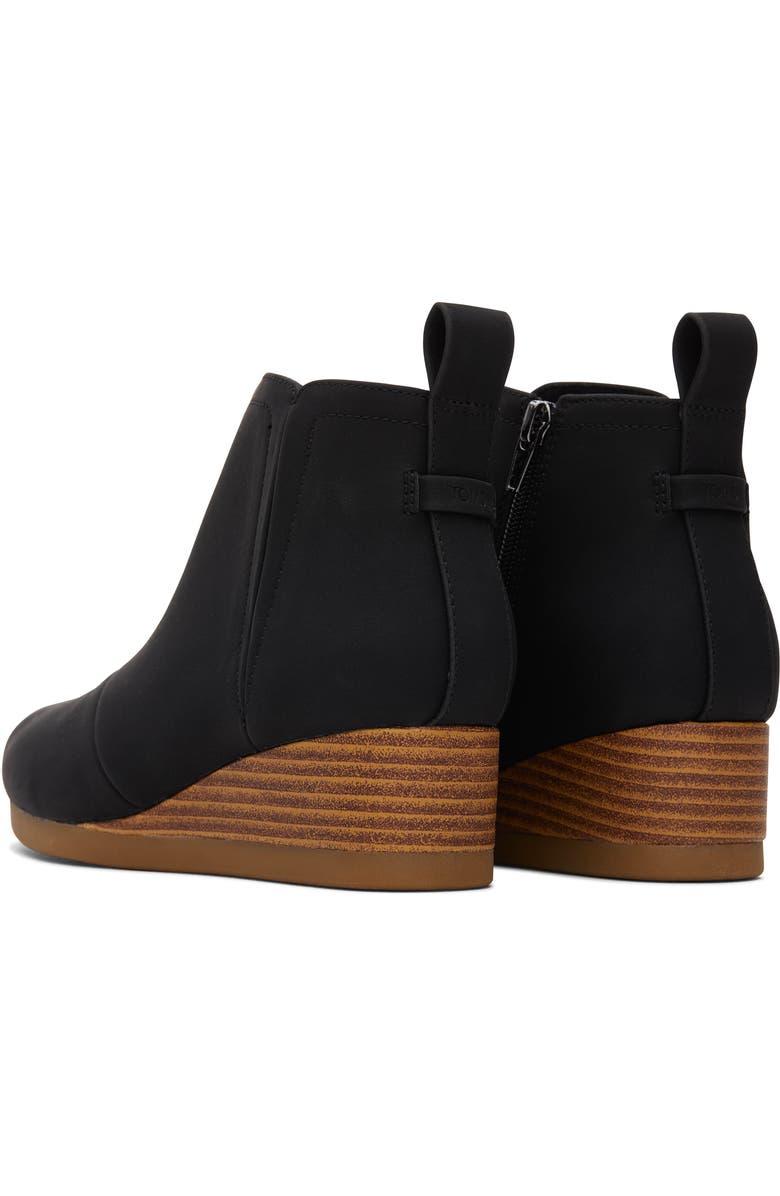 TOMS Kids' Clare Zip Wedge Bootie, Alternate, color,