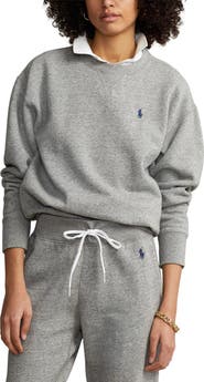 Polo Ralph Lauren Logo Embroidery Cotton Blend Sweatshirt