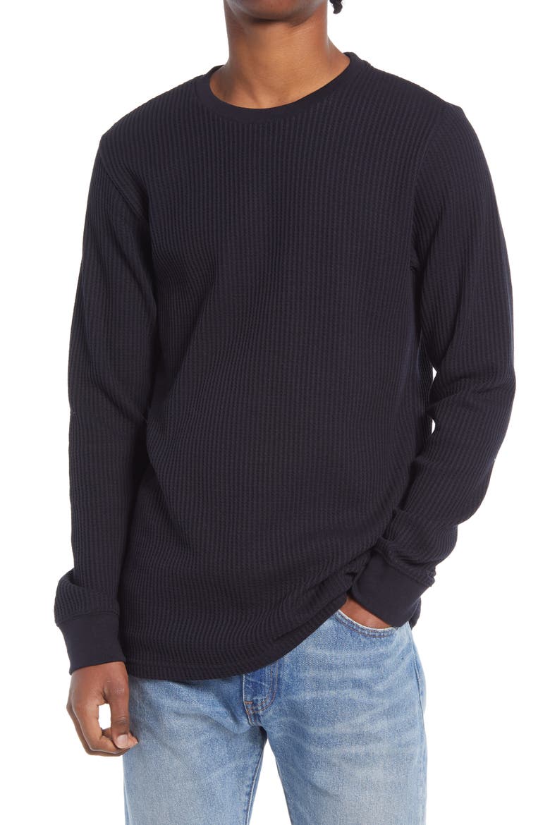 Day Shift Thermal Long Sleeve T-Shirt, Main, color, BLK-BLACK