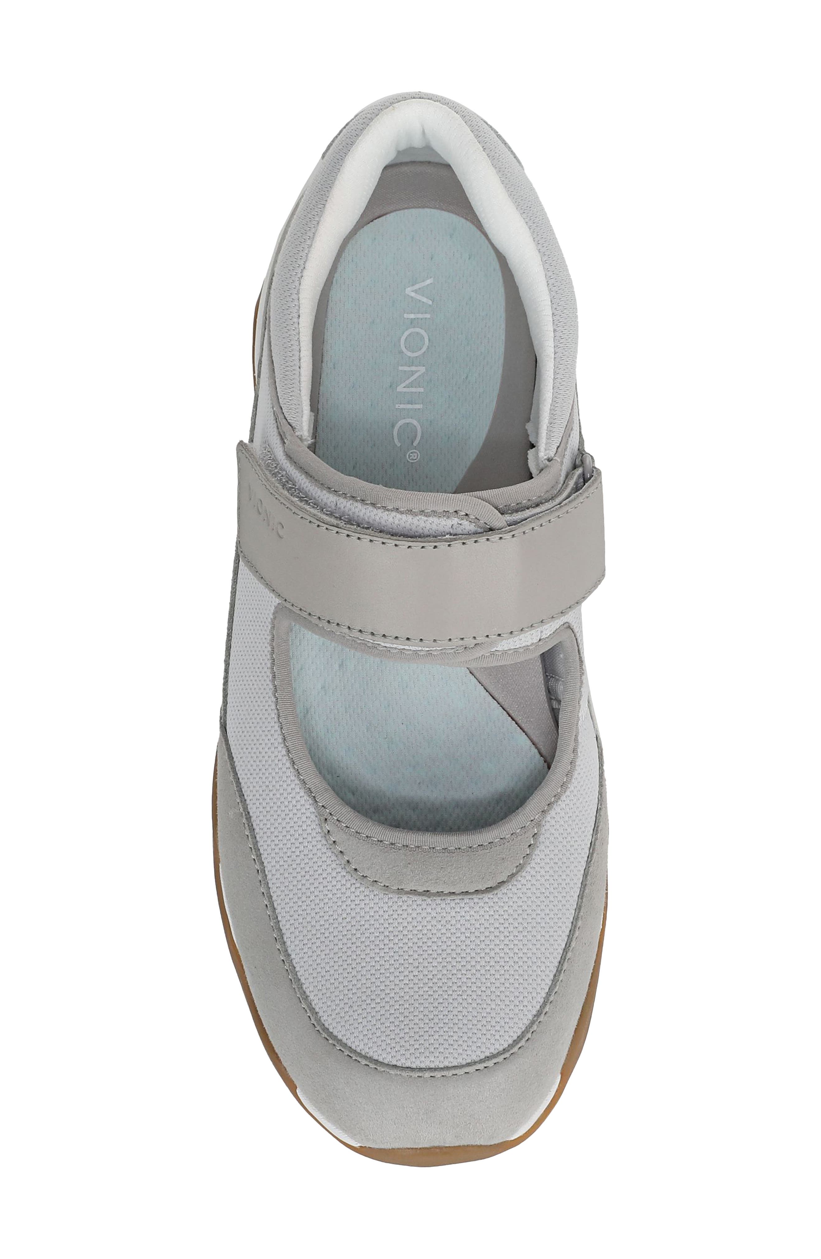 Vionic Walk Slim Giselle Mary Jane Sneaker, Alternate, color, Vapor Grey