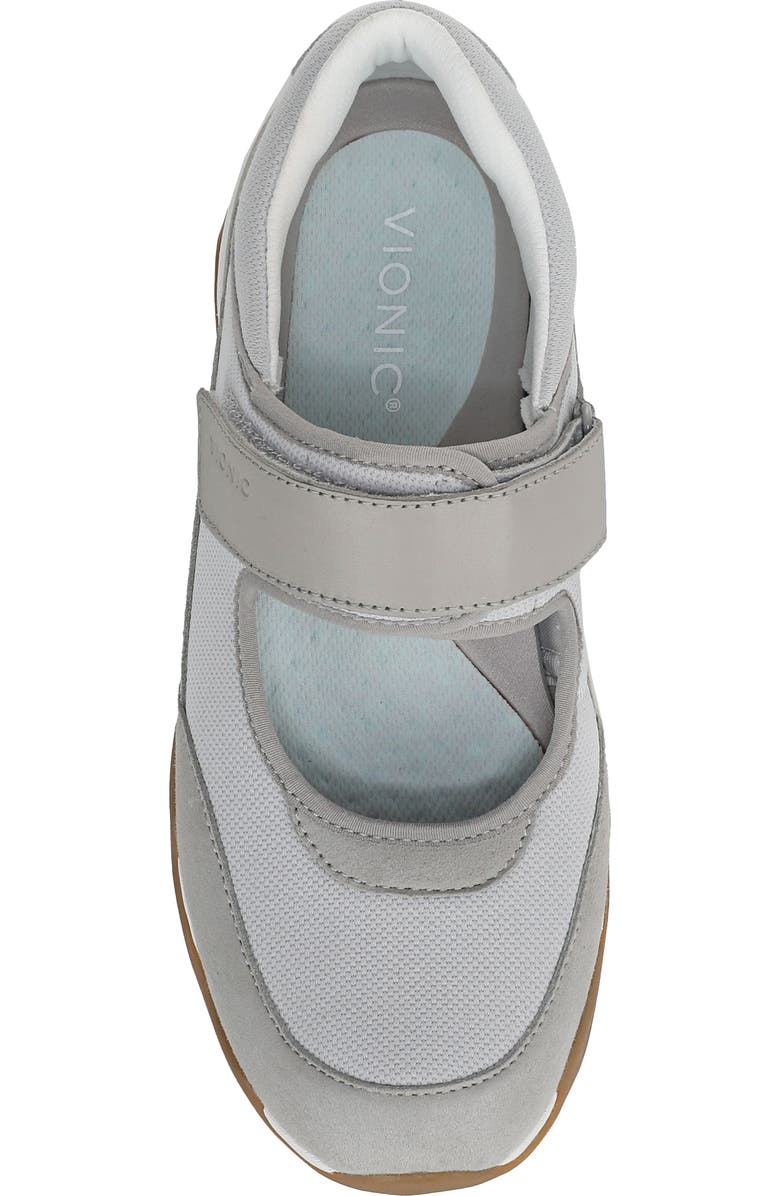 Vionic Walk Slim Giselle Mary Jane Sneaker, Alternate, color, Vapor Grey