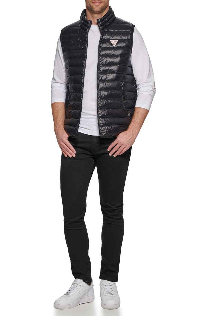 GUESS Packable Vest, Alternate, color,