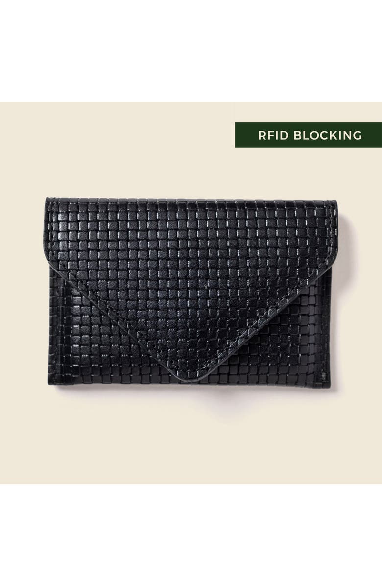 Casupo Mini Envelope Wallet with RFID Protection, Main, color, Black Limited Edition