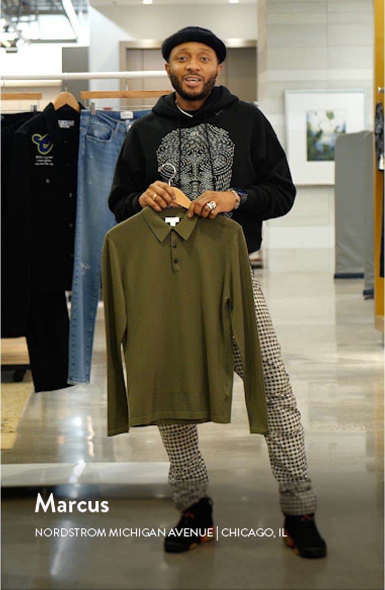 Long Sleeve Sea Island Cotton Polo, sales video thumbnail