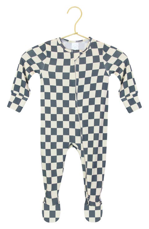 Print Zip Footie (Baby)