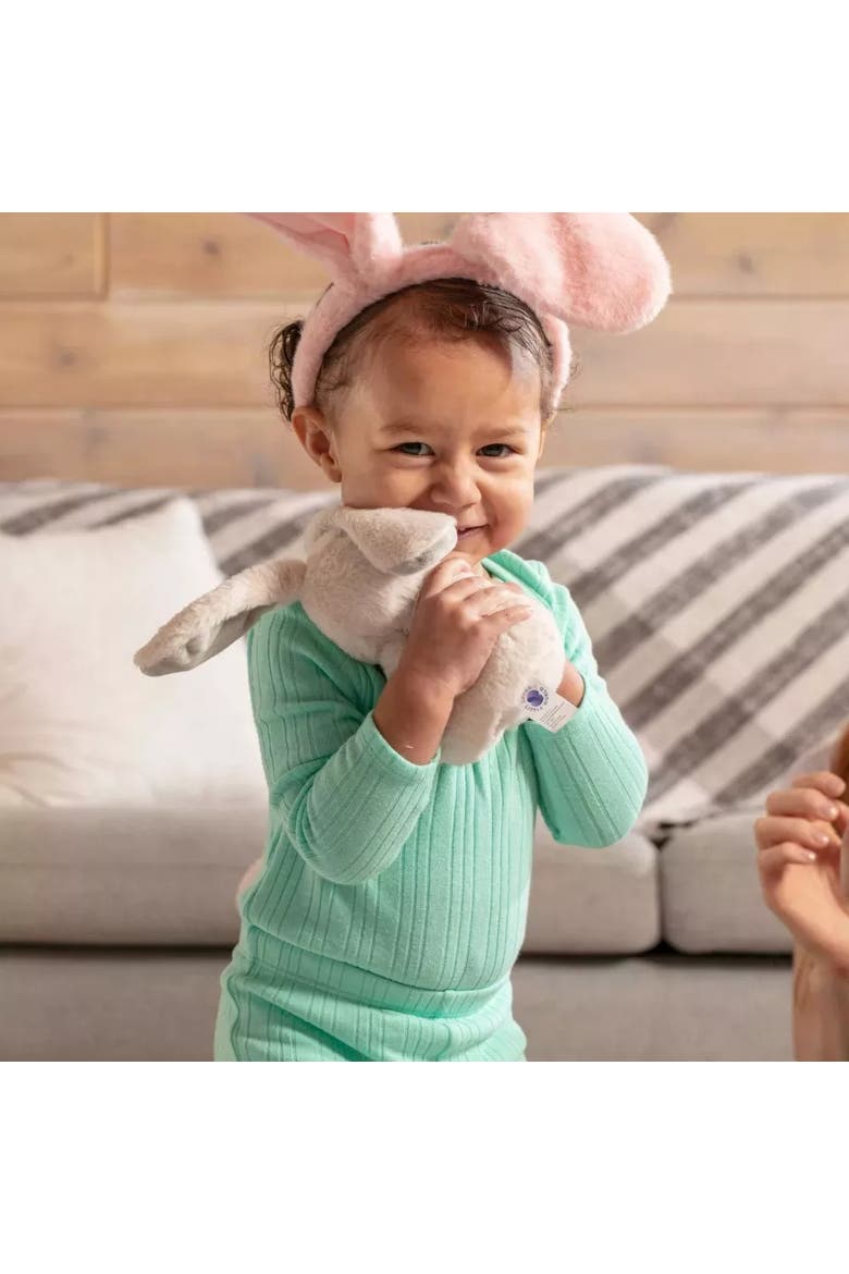 Easter Plush Bunny and Silicone Teether Gift Set 3-Piece, Alternate, color, Multicolor
