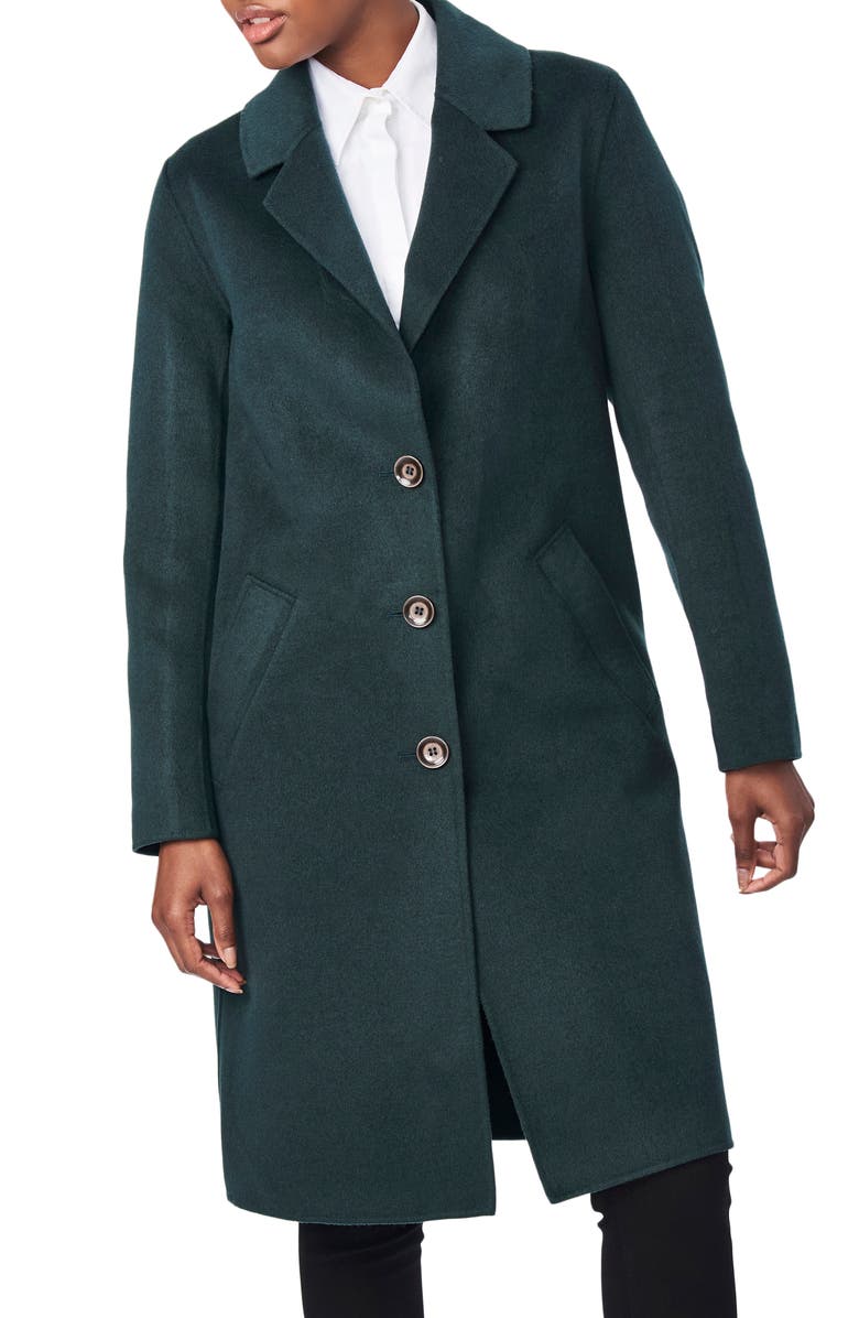 Bernardo Notch Collar Coat, Main, color, 