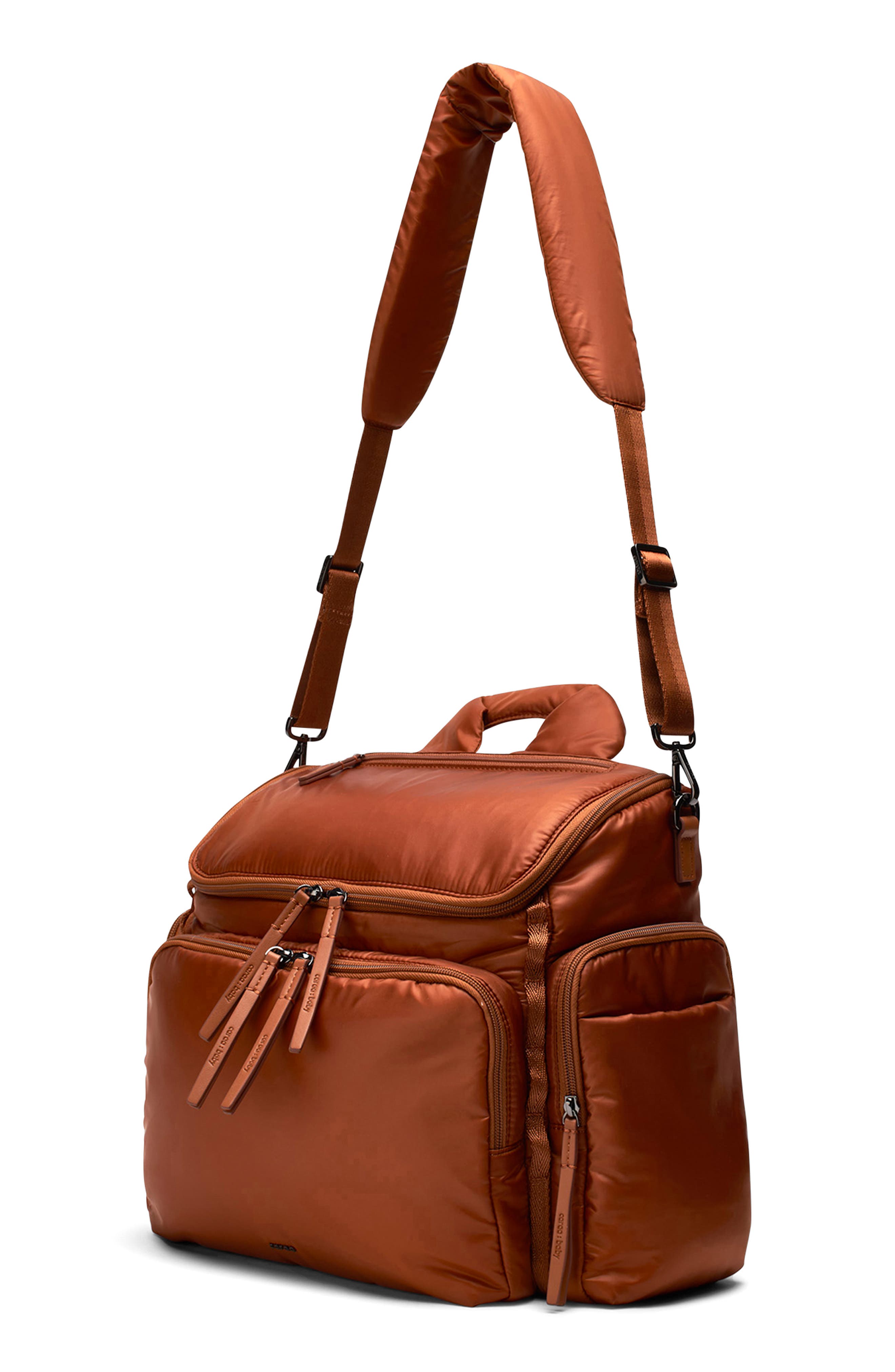 Caraa Medium Baby Bag Diaper Bag, Alternate, color, Clay