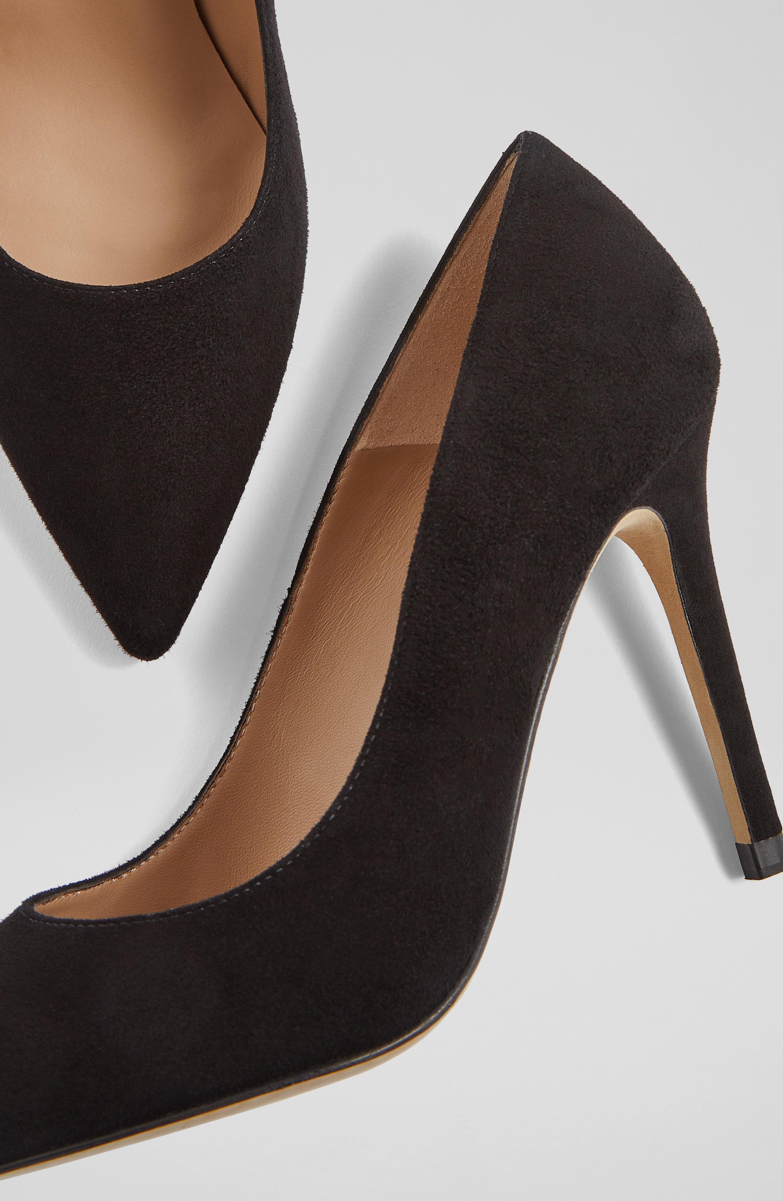 LK Bennett Fern Pointed Toe Pump, Alternate, color, Black