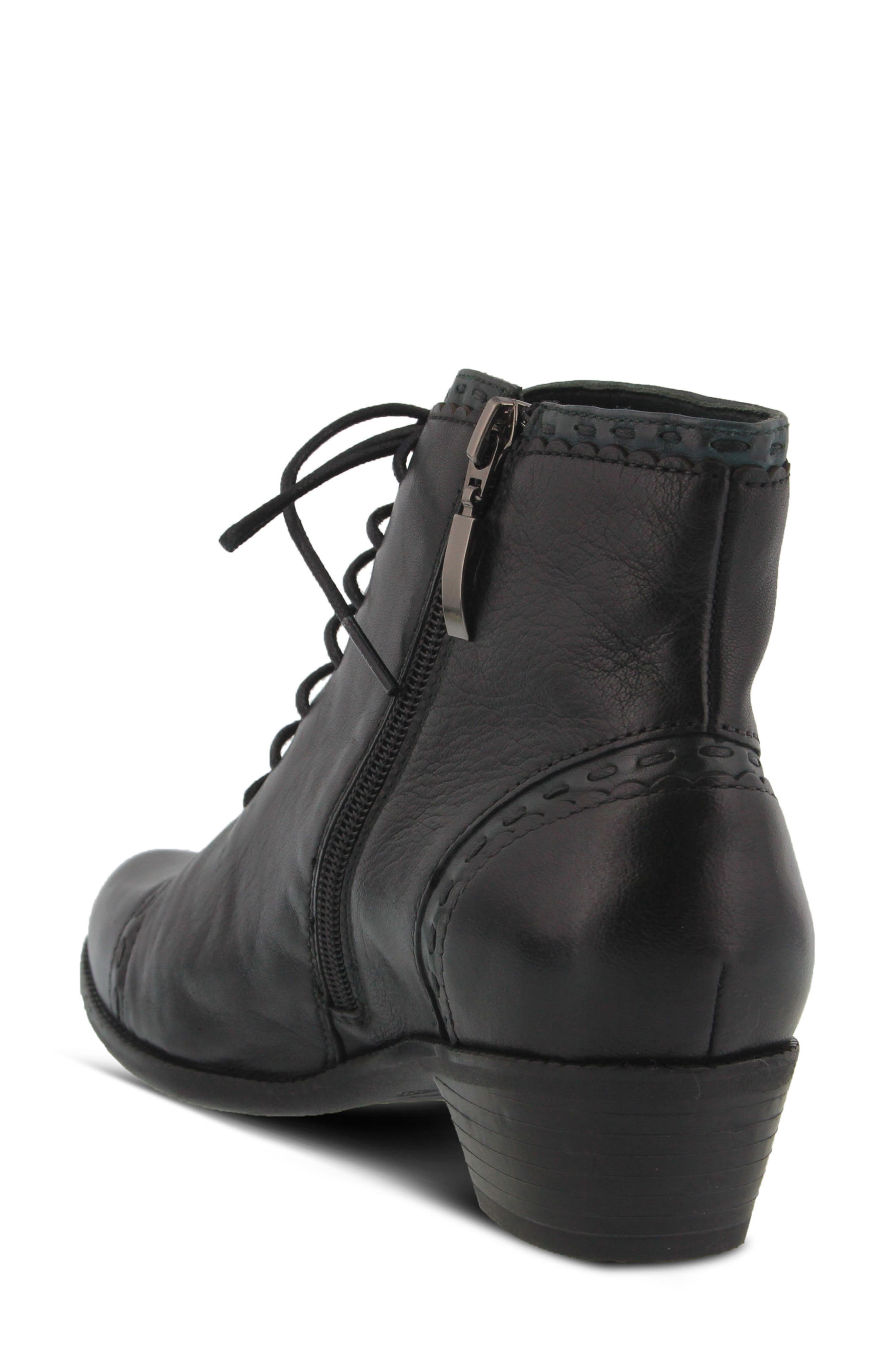 Spring Step Jaru Lace-Up Bootie, Alternate, color, 