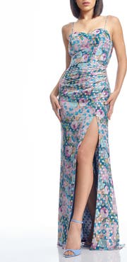Dress the Population Drae Floral Evening Gown