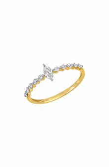 Carrière Jewelry Marquise Center Diamond Ring - 0.33ct.