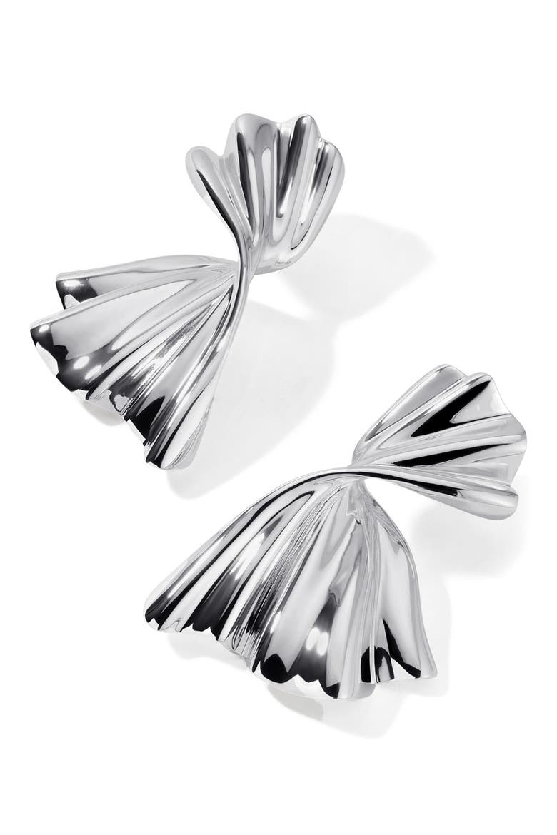 Monica Earrings, Main, color, SILVER