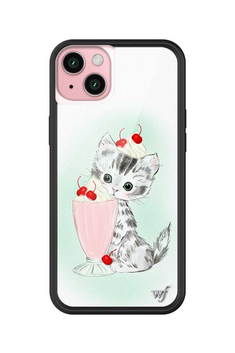 Kitty Shake iPhone Case, Main, color, Blue