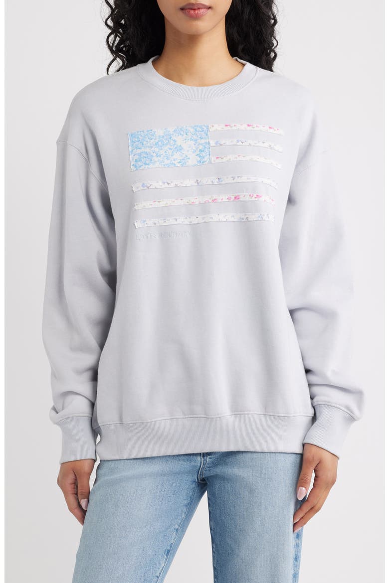 Palo Patch Sweatshirt, Main, color, MOONSTONE