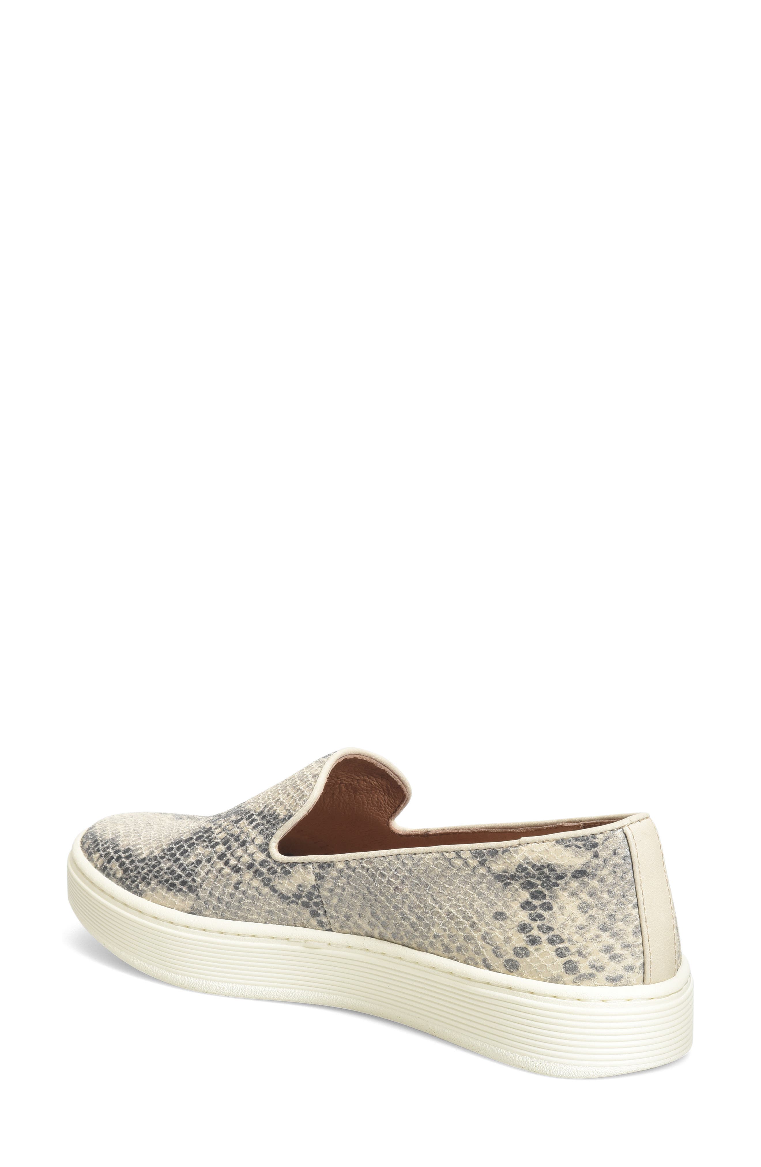 'Somers' Slip-On Sneaker, Alternate, color, BLACK-CREAM SNAKE PRINT