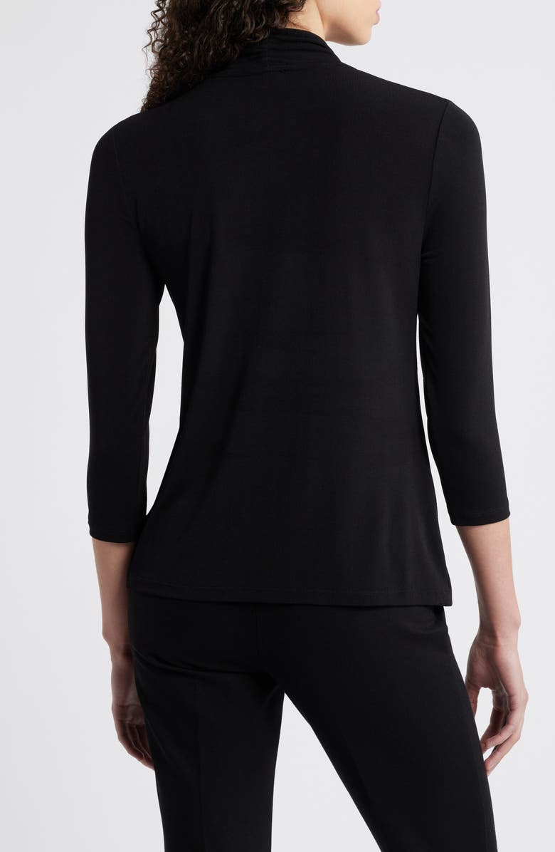 Anne Klein Twist Neck Keyhole Top, Alternate, color, 
