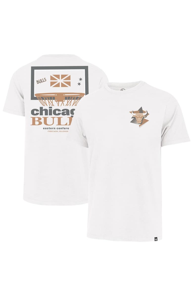 '47 Men's '47  White Chicago Bulls City Edition Backboard T-Shirt, Main, color, White