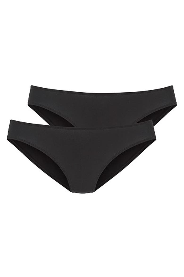 Women's 2 Pk Basic Hipster Panties, Main, color, Black