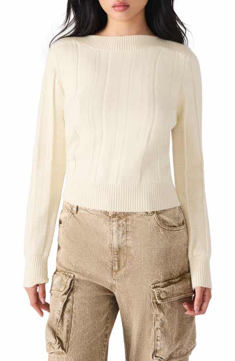 Steve Madden Serra Boat Neck Sweater