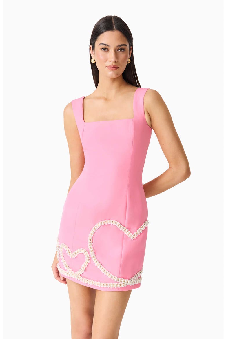 Nolana Embellished Dress, Alternate, color, PINK