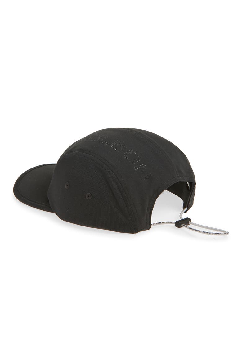 MRC Five-Panel Adjustable Camper Hat, Alternate, color, JET BLACK