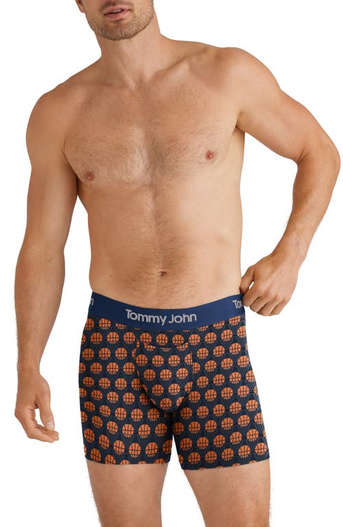 Tommy John Second Skin 6-Inch Boxer Briefs in Slam Dunk Dress Blues 
