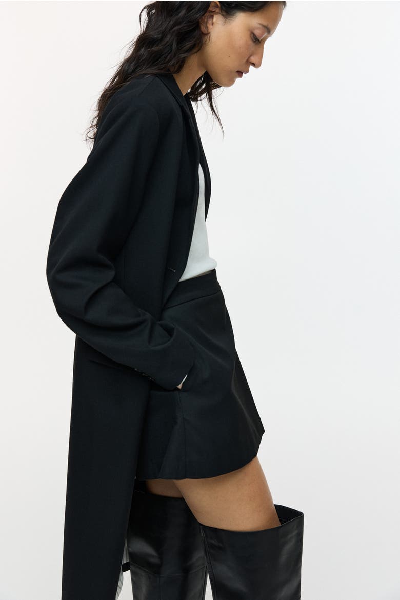 Twill Mini Skort, Main, color, Black