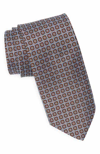 David Donahue Neat Silk Tie