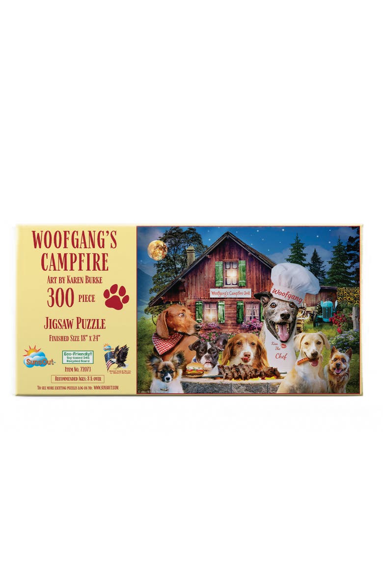 Wolfgang's Campfire 300 piece Jigsaw Puzzle for Adults, Alternate, color, Multicolor