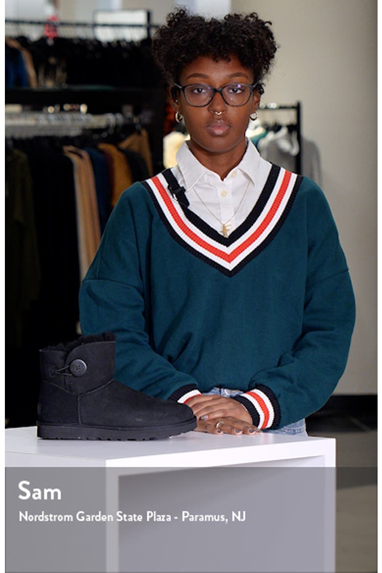 Mini Bailey Button II Genuine Shearling Boot video