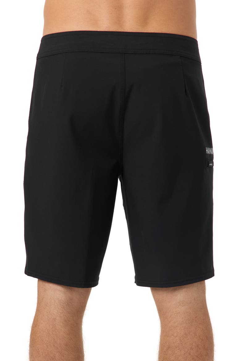 Hyperfreak Heat Solid Hawaii 2 Board Shorts, Alternate, color, BLACK