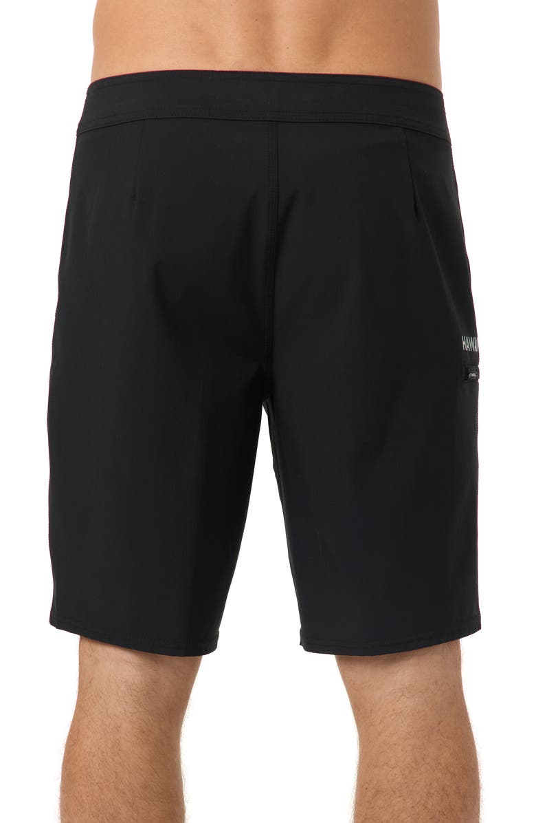 O'Neill Hyperfreak Heat Solid Hawaii 2 Board Shorts, Alternate, color, Black