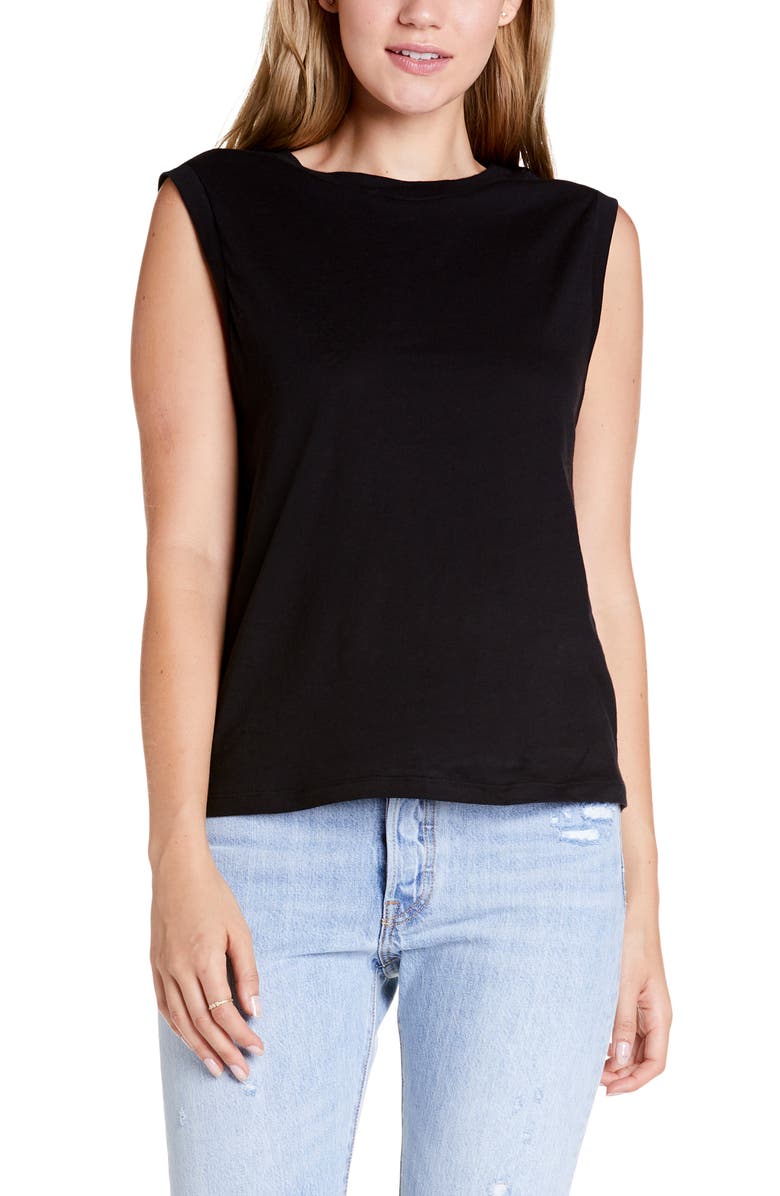 Michael Stars Vintage Jersey Iris Classic Fit Sleeveless Tee, Main, color,