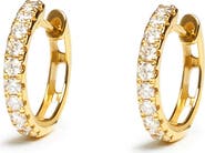 ZARUX Bold Diamond Huggies