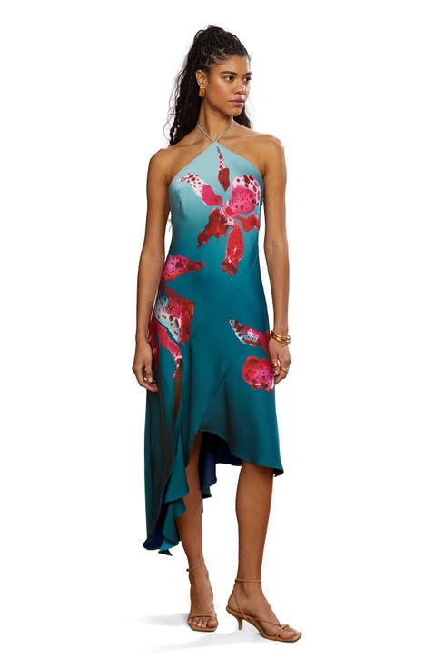 Alohi Placed Print Dress