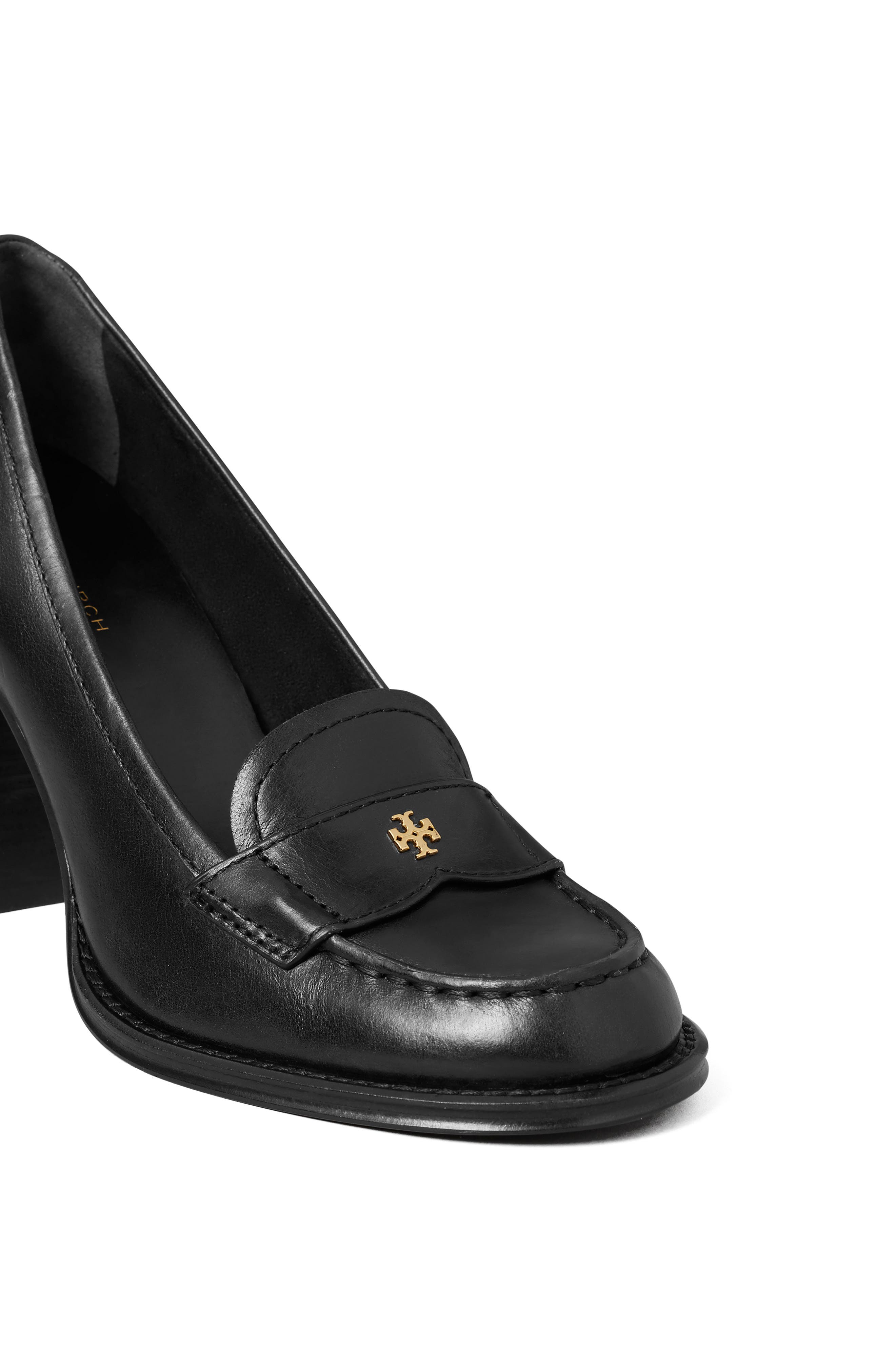 Vintage Heeled Loafer, Alternate, color, PERFECT BLACK