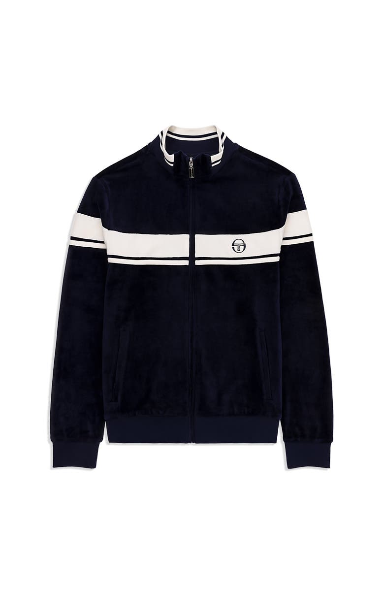 Sergio Tacchini Damarindo Velour Track Jacket, Alternate, color, Maritime Blue