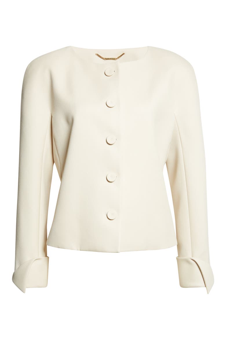 Wool Grain de Poudre Jacket, Main, color, DESERTIC BROWN
