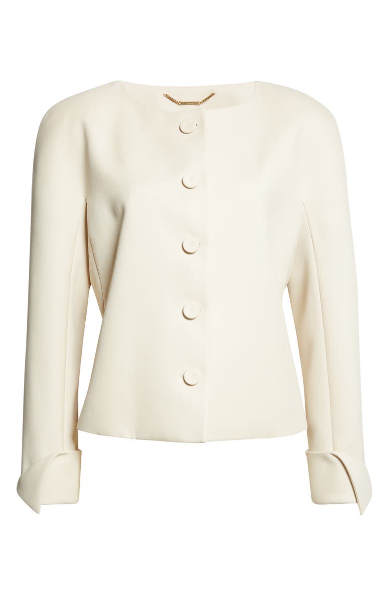 Chloé Wool Grain de Poudre Jacket, Main, color, Desertic Brown