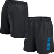 Nike Men's Nike Black Miami Marlins Woven Victory Performance Shorts
